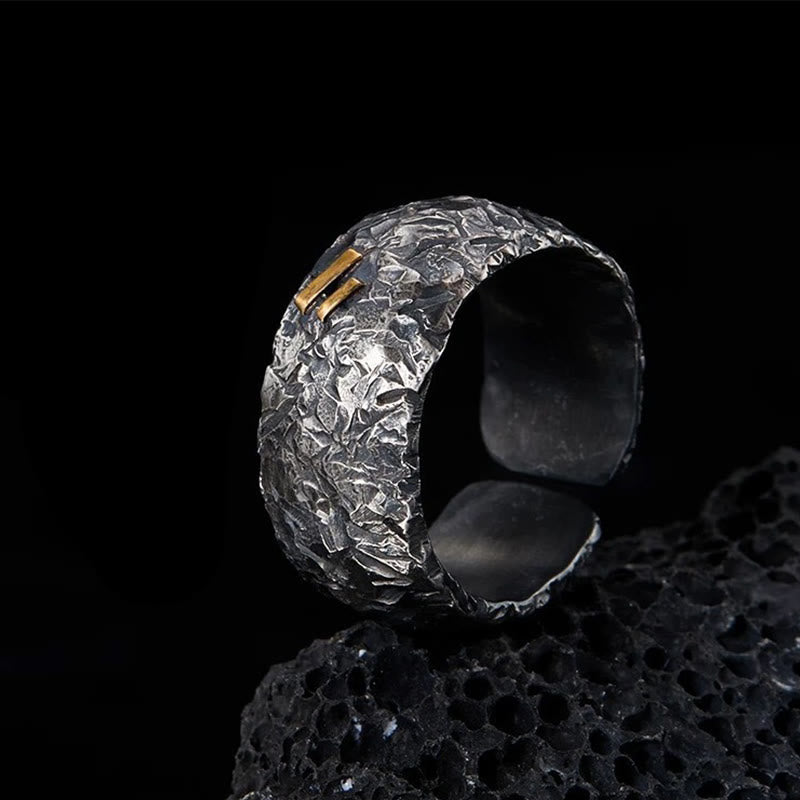 WorldNorse Rugged Hammered Texture Ring - Adjustable - image 0