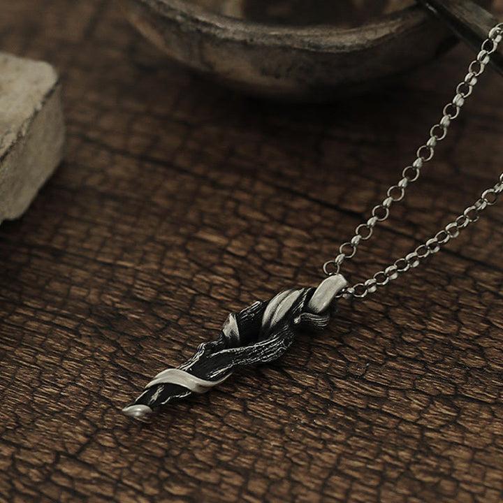 WorldNorse Vintage Driftwood Necklace - image 4