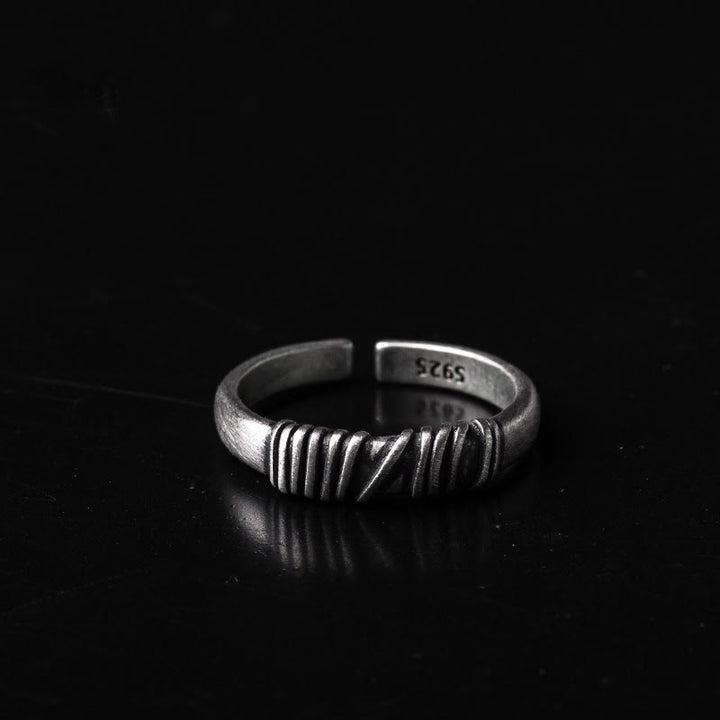 WorldNorse Antique Wrap Band Adjustable Ring