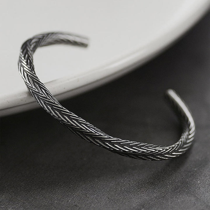 WorldNorse Viking Wheat Lines Vintage Bracelet