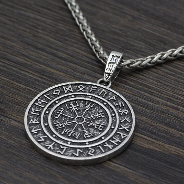WorldNorse Vegvisir Rune Round Necklace - image 4