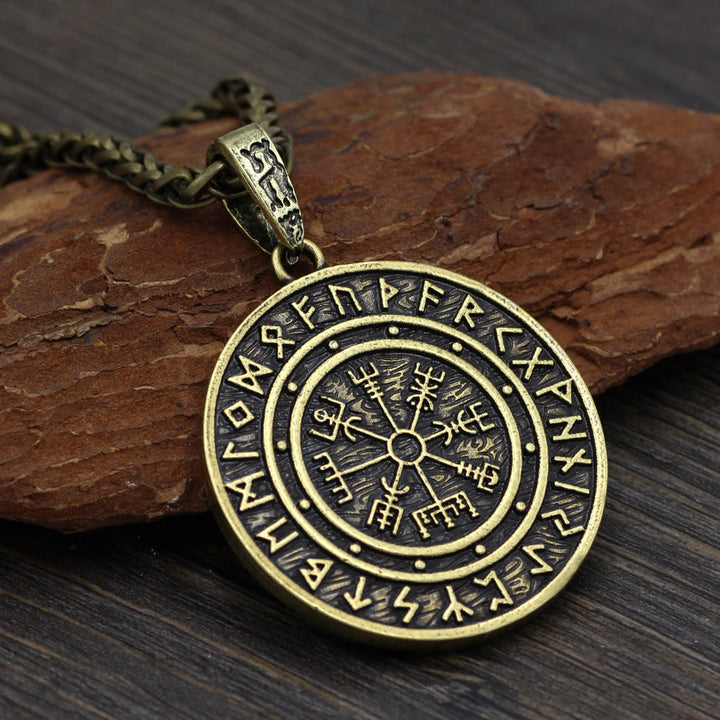 WorldNorse Vegvisir Rune Round Necklace - image 9