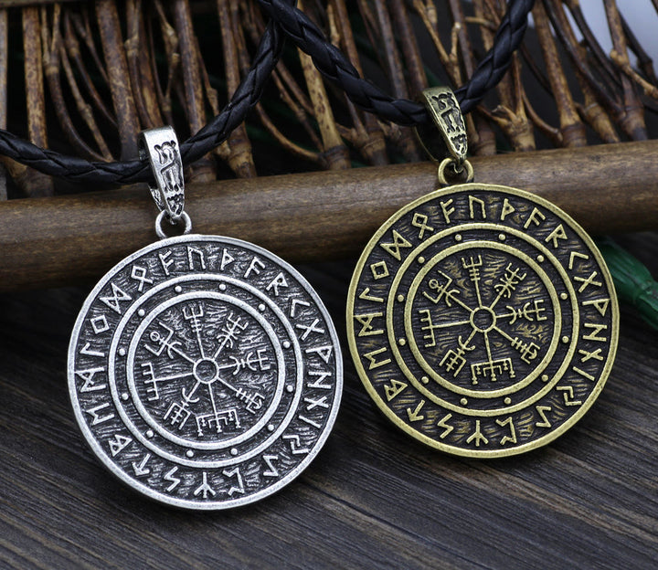 WorldNorse Vegvisir Rune Round Necklace - image 17