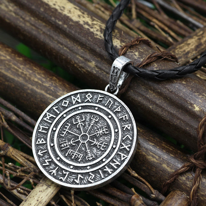 WorldNorse Vegvisir Rune Round Necklace - image 7