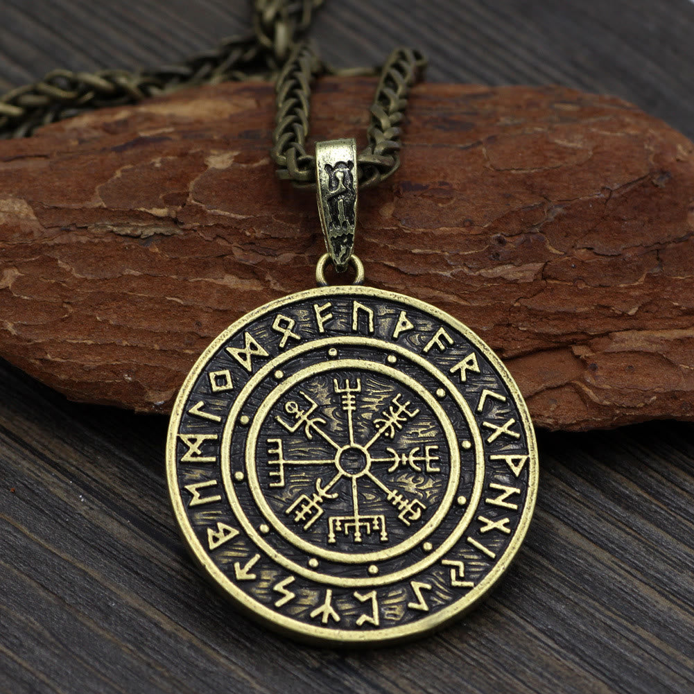 WorldNorse Vegvisir Rune Round Necklace - image 10