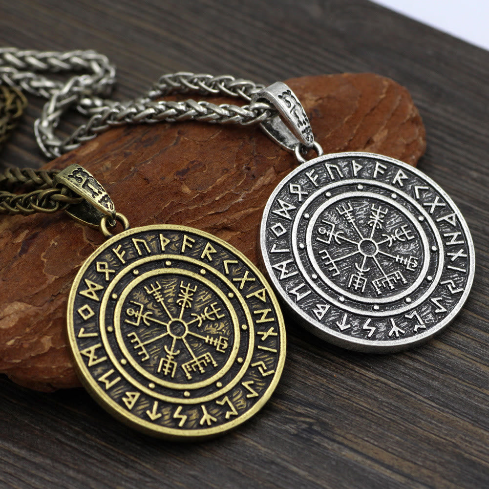 WorldNorse Vegvisir Rune Round Necklace - image 15