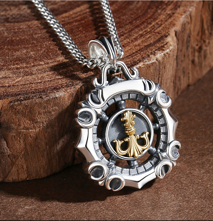 WorldNorse Celestial Constellation Compass Necklace - image 2