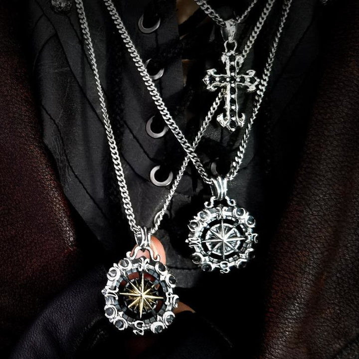WorldNorse Celestial Constellation Compass Necklace - image 5