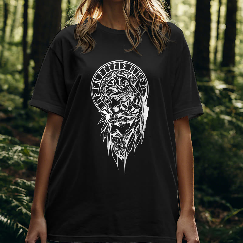 WorldNorse Vegvisir Wolve Celtic T-shirt - image 7