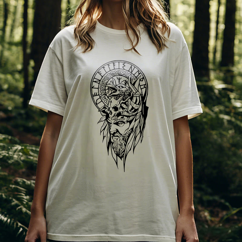WorldNorse Vegvisir Wolve Celtic T-shirt - image 16