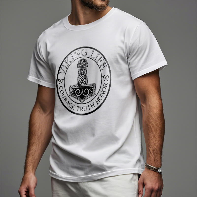 WorldNorse Viking Honor Thor's Hammer T-shirt