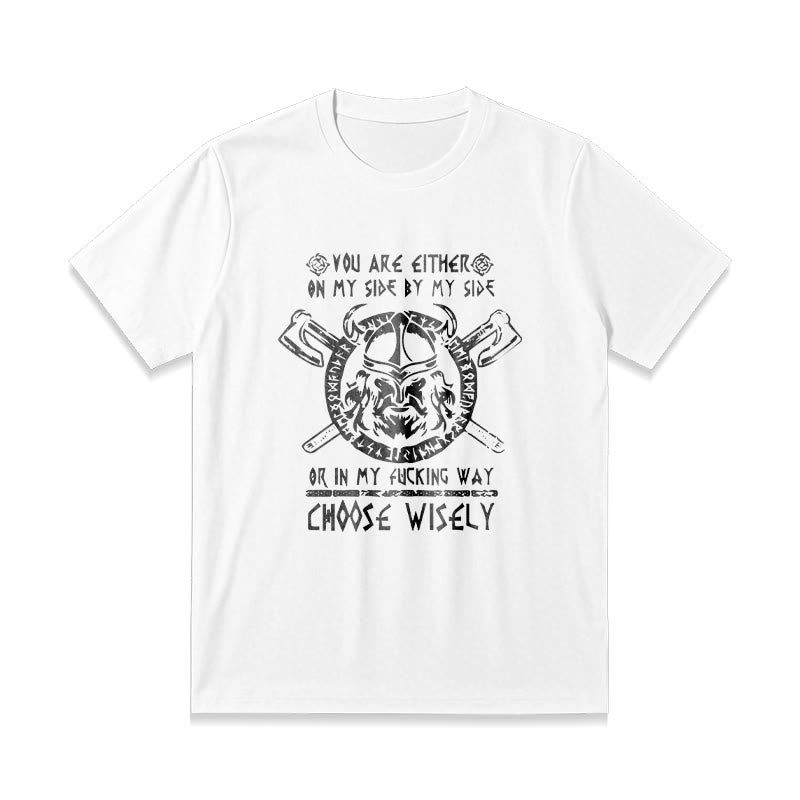 WorldNorse Vikings Rune Odin Symbol Axe T-shirt - image 11