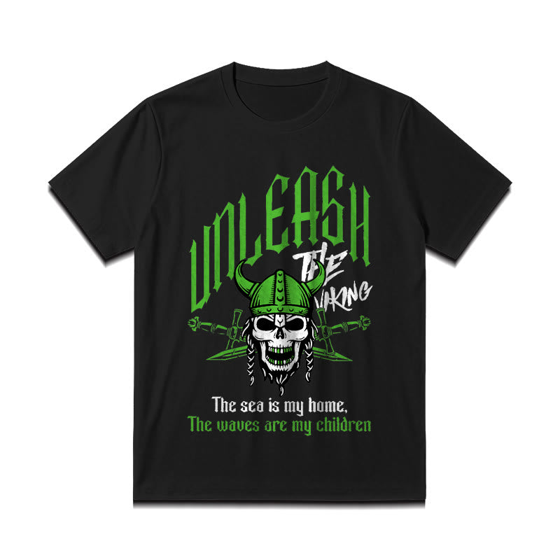 WorldNorse Skull Warrior Turbulent T-Shirt - image 2