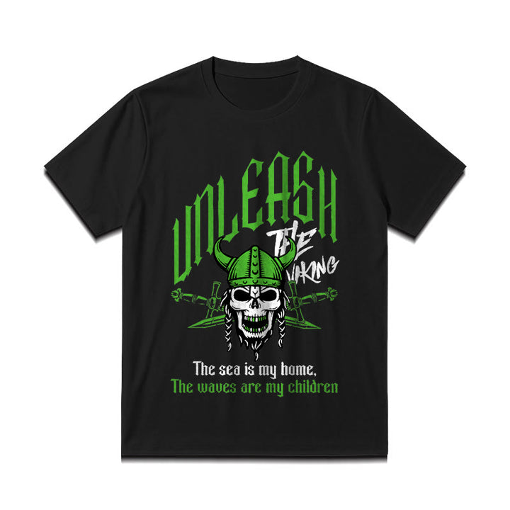 WorldNorse Skull Warrior Turbulent T-Shirt - image 2