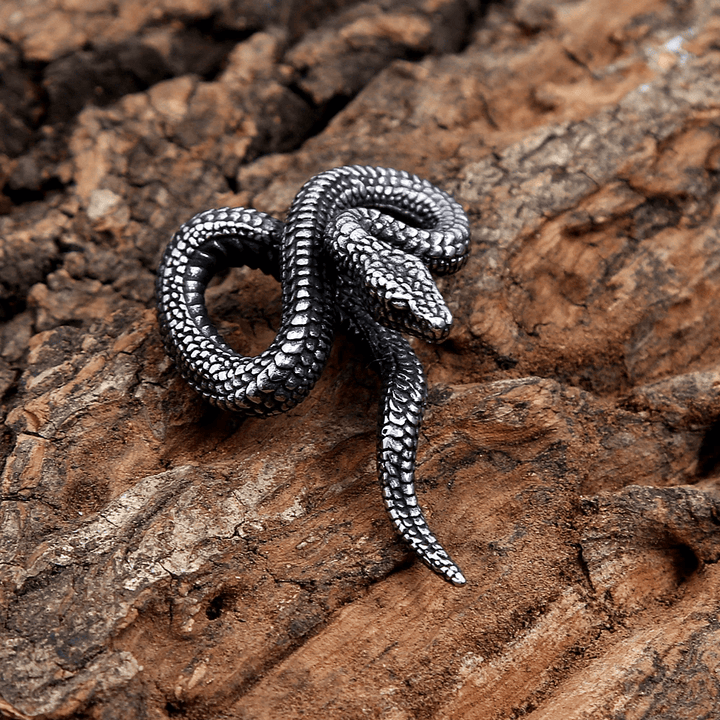 WorldNorse Gothic Python Snake-Shaped Necklace - image 10