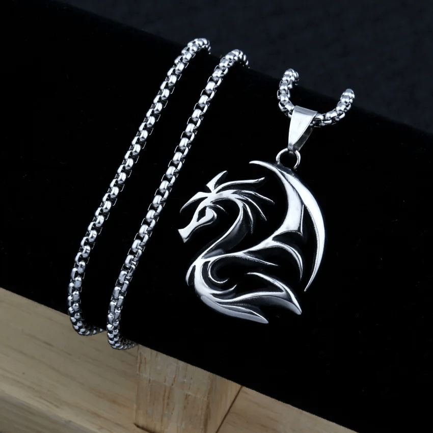 WorldNorse Norse Dragon Carving Necklace - image 5