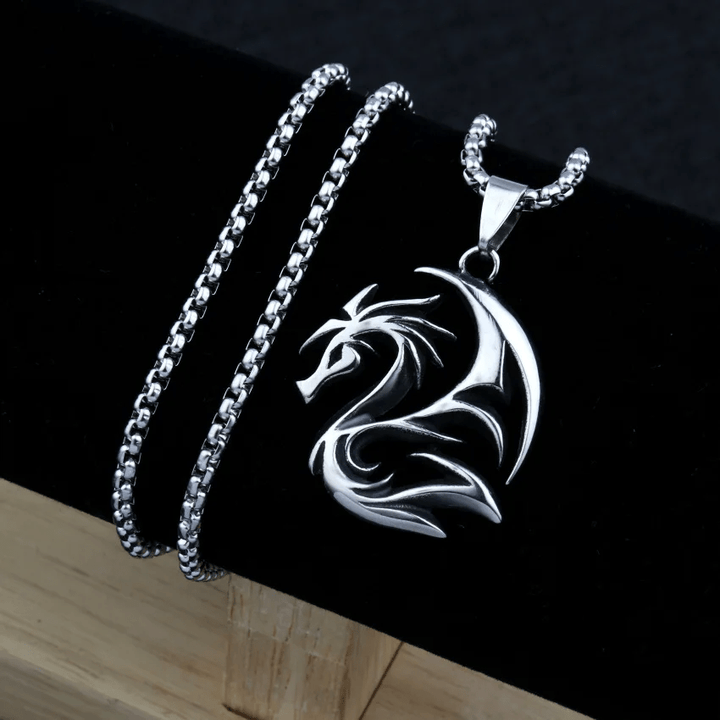 WorldNorse Norse Dragon Carving Necklace - image 5