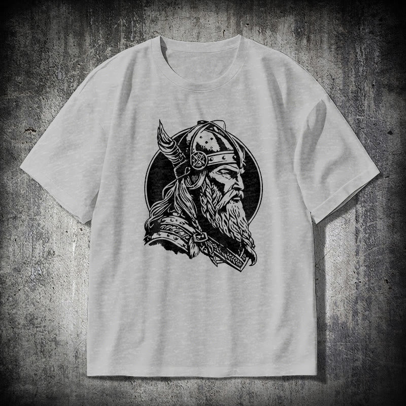 WorldNorse Viking Of God Warrior T-shirt - Grey - 2XL - image 18
