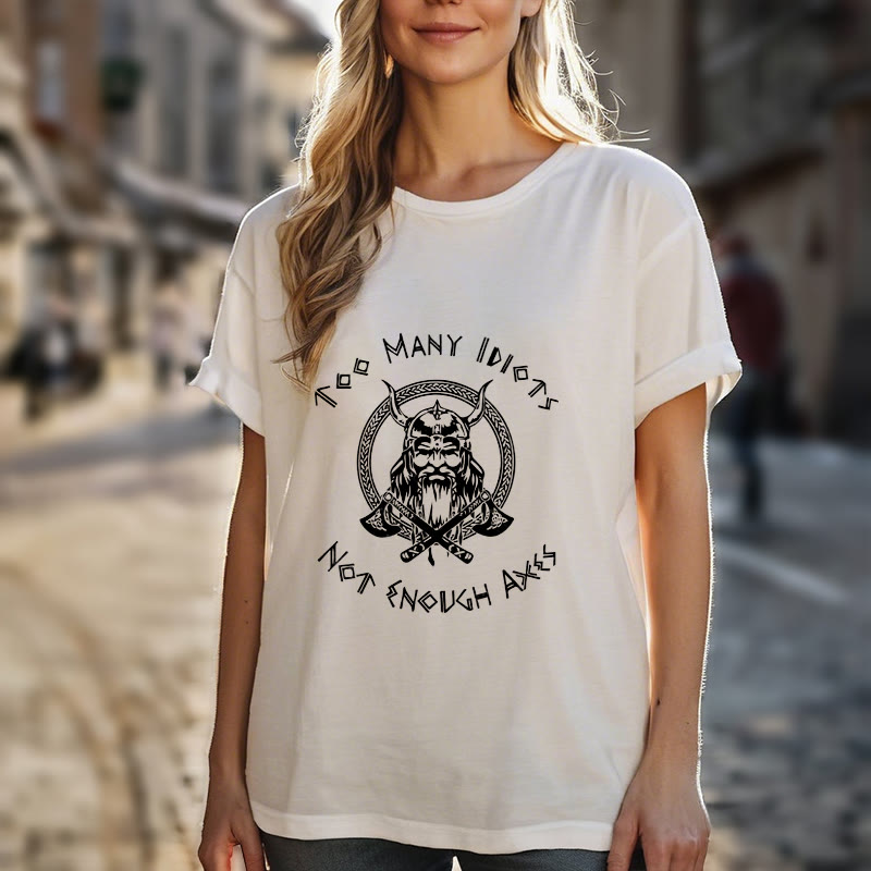 WorldNorse Viking Rune With Warrior Axe T-shirt - image 17