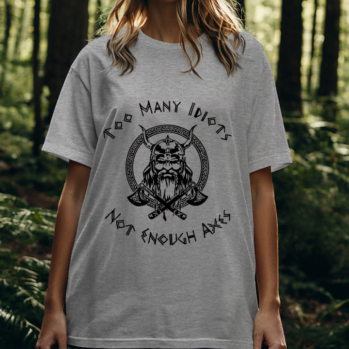 WorldNorse Viking Rune With Warrior Axe T-shirt - image 25