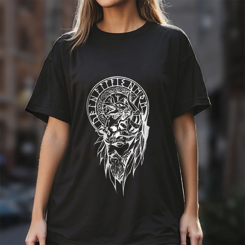 WorldNorse Vegvisir Wolve Celtic T-shirt - image 8