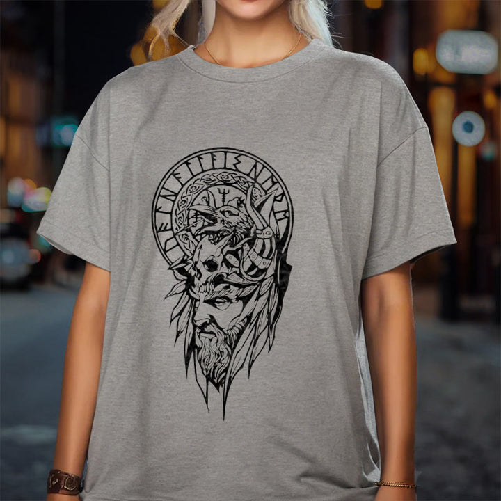 WorldNorse Vegvisir Wolve Celtic T-shirt - image 26