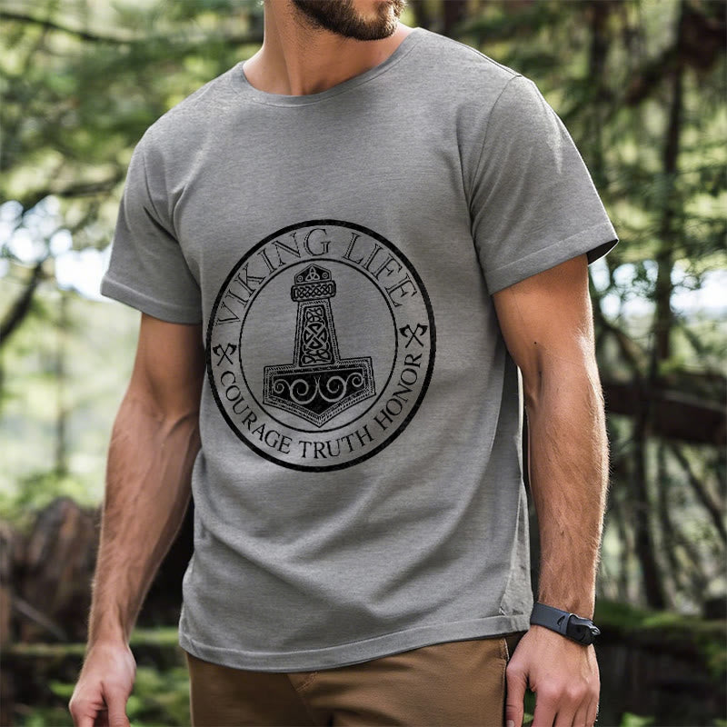 WorldNorse Viking Honor Thor's Hammer T-shirt - image 22