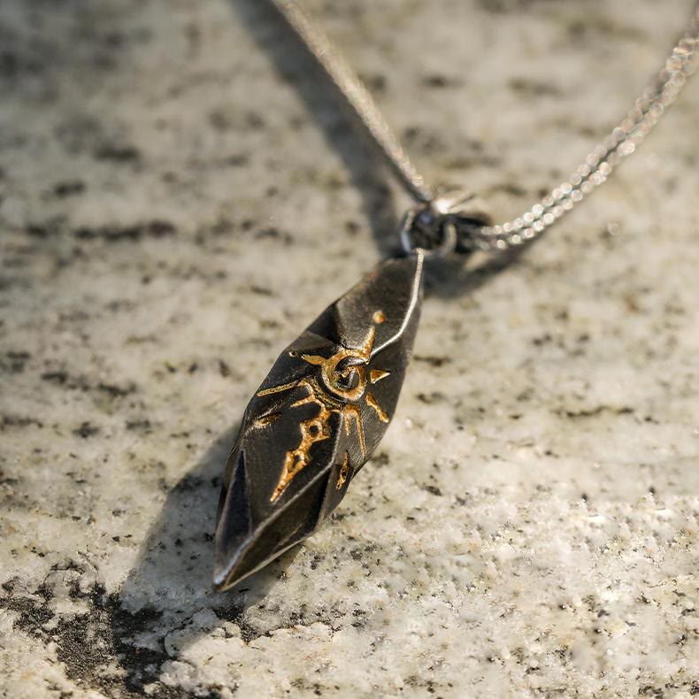 WorldNorse 925 Sterling Silver Wishing Stone Necklace - image 12