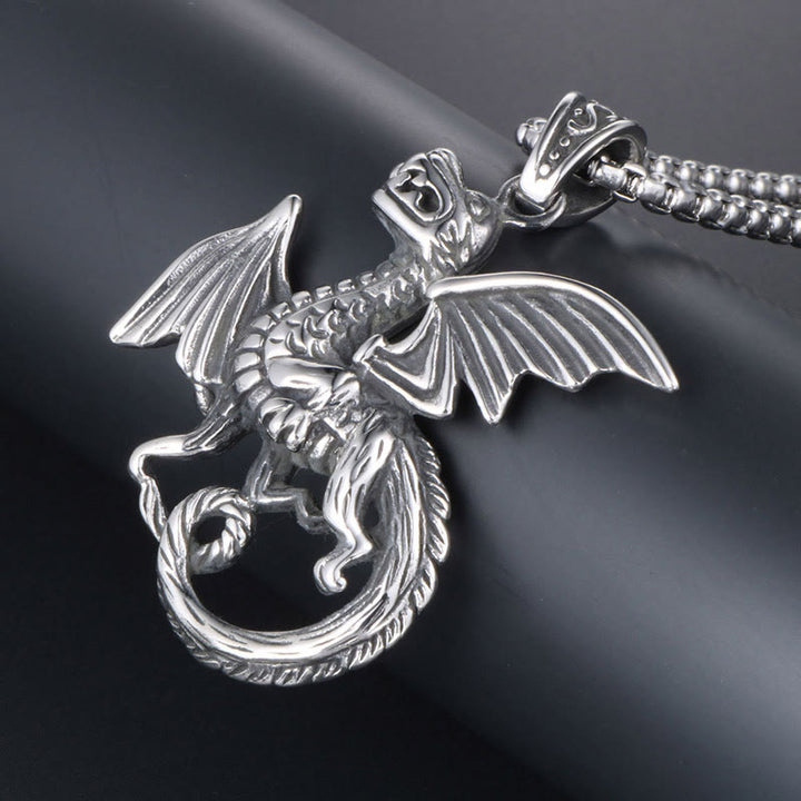 WorldNorse Dragon Fighter Flying Necklace - image 3