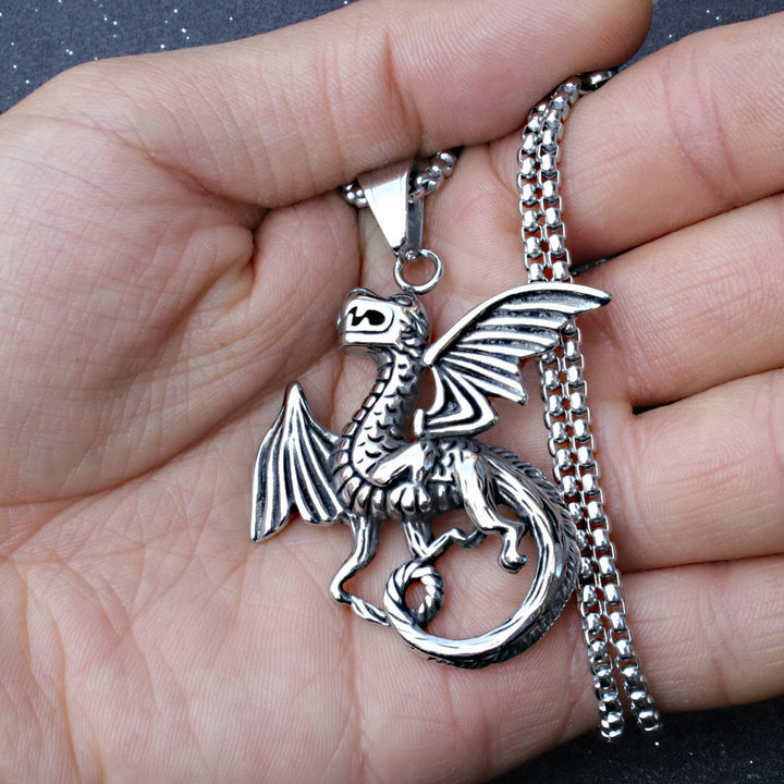 WorldNorse Dragon Fighter Flying Necklace - image 2