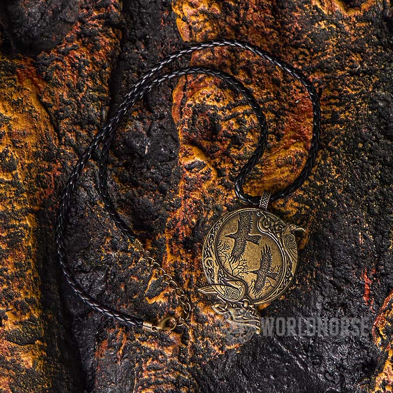 WorldNorse Odin Viking Raven Necklace - image 12