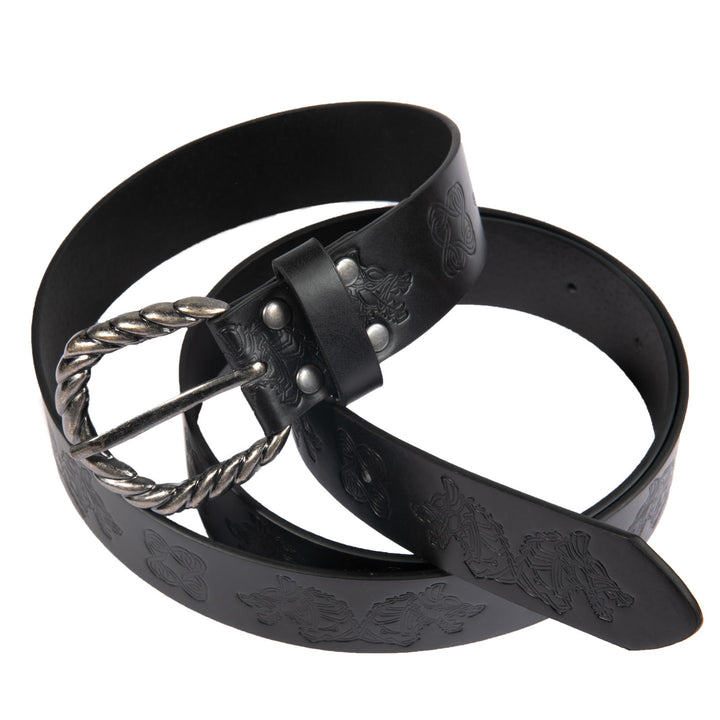 WorldNorse Vintage Fenrir Embossed Belt