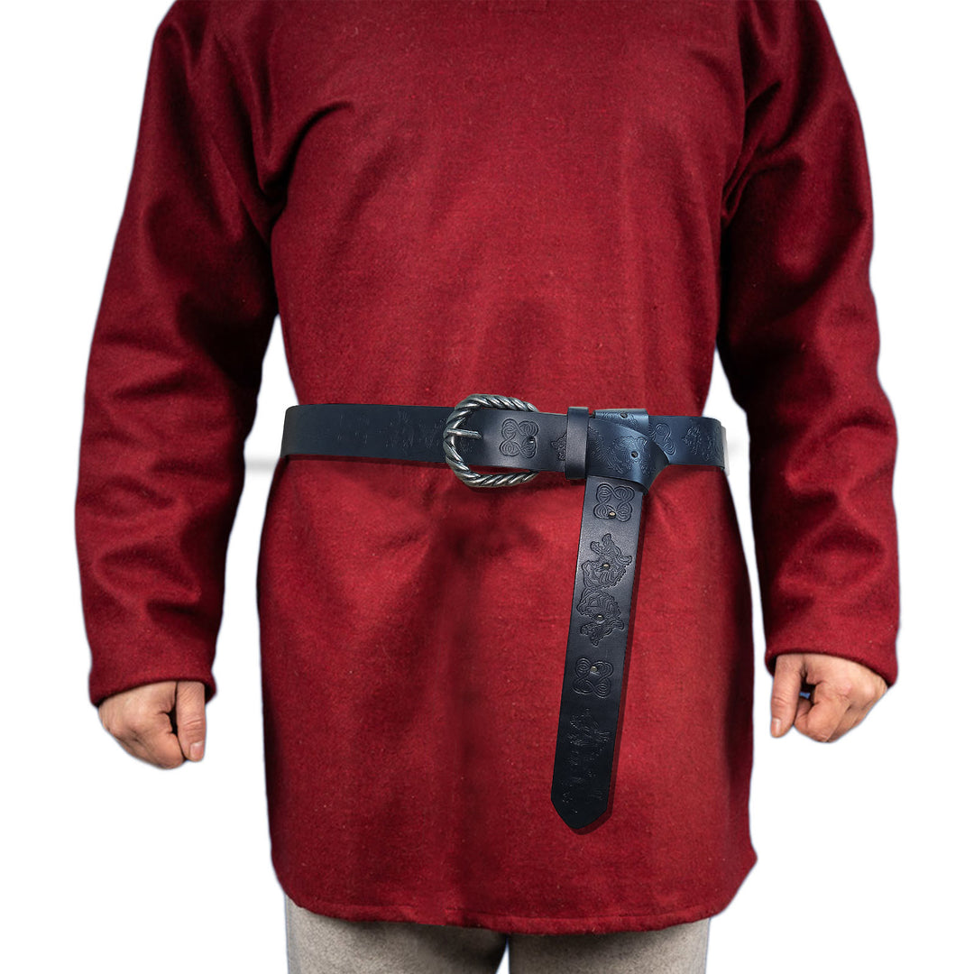 WorldNorse Vintage Fenrir Embossed Belt