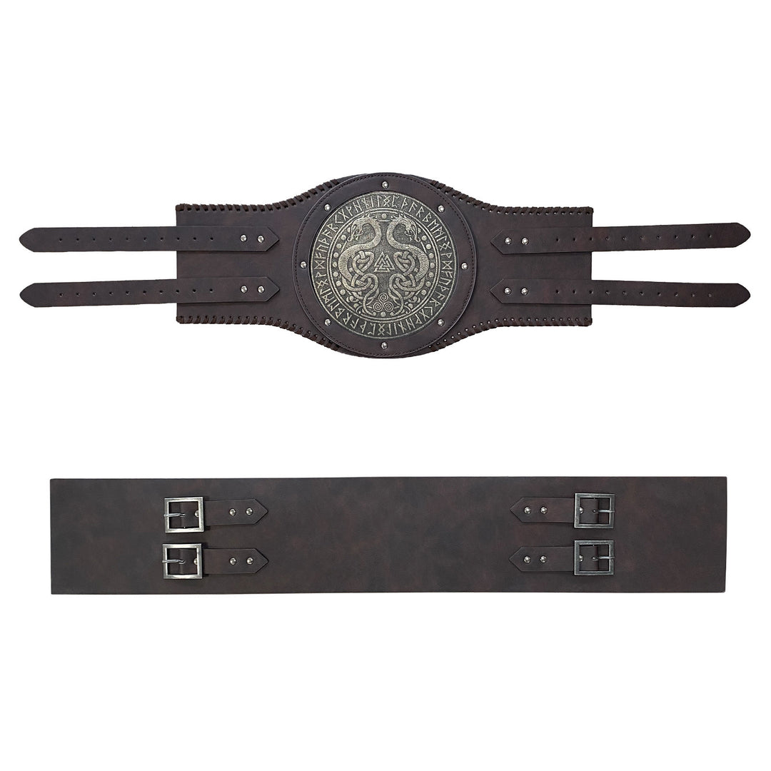 WorldNorse Vintage Serpent Valknut Rune Waistband - image 9