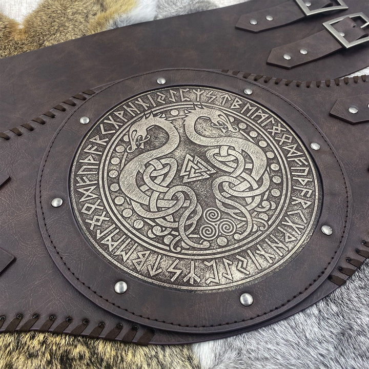 WorldNorse Vintage Serpent Valknut Rune Waistband - image 5