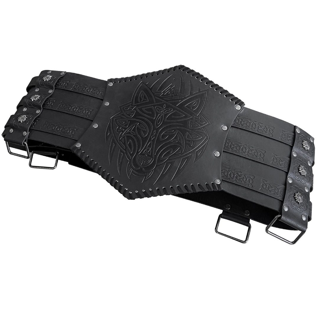 WorldNorse Norse Dragon Mjolnir Wolves Celtic Knot Waistband - image 13