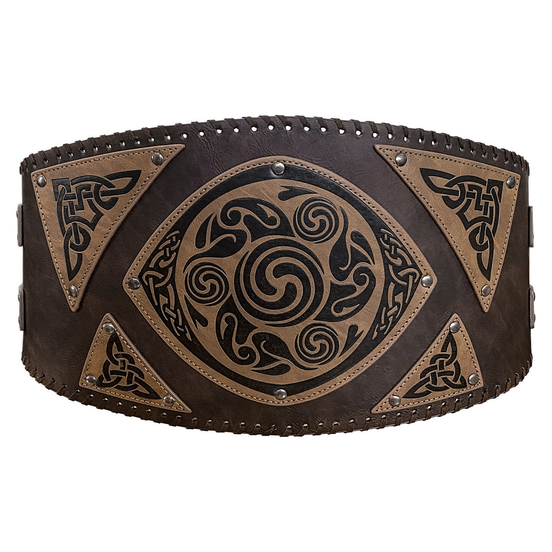 WorldNorse Nordic Celtic Knot Leather Waistband - image 3