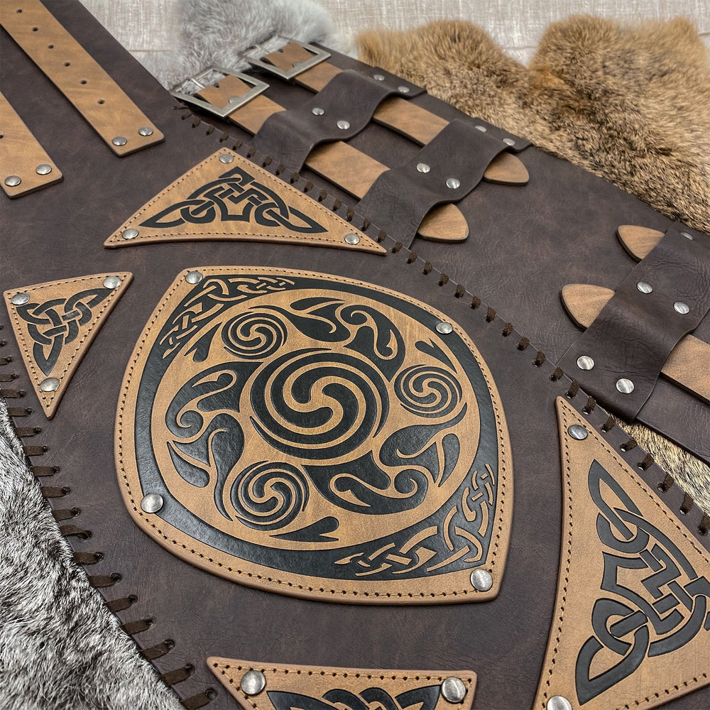WorldNorse Nordic Celtic Knot Leather Waistband - image 1