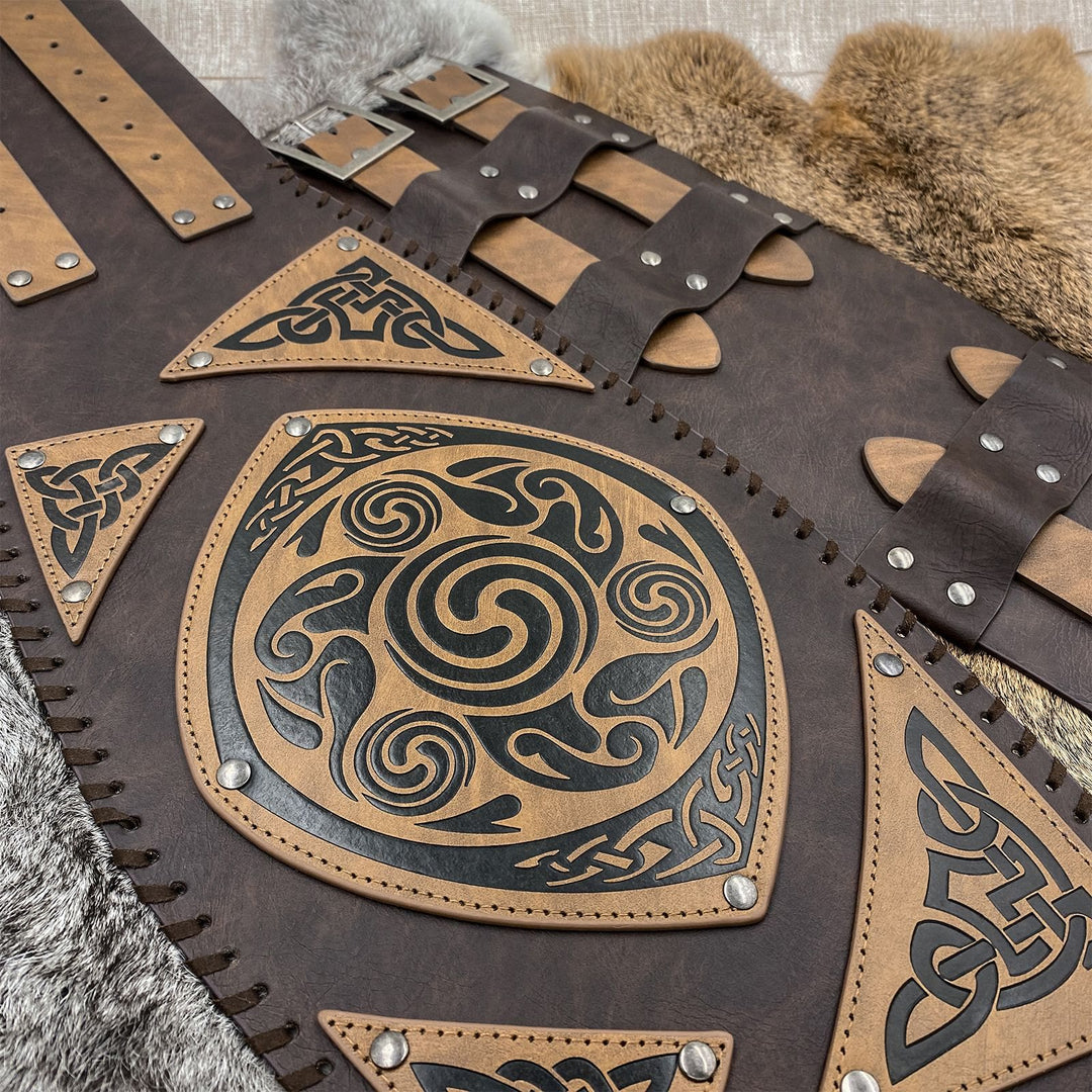 WorldNorse Nordic Celtic Knot Leather Waistband - image 1