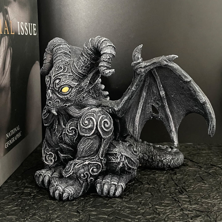 WorldNorse Halloween Dragon Sculpture Ornament - image 5