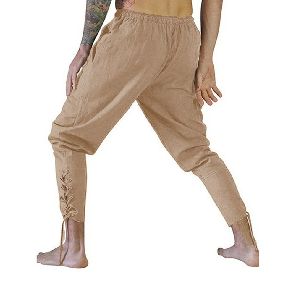 WorldNorse Viking Traditional Ankle Ties Costume Pant - image 6