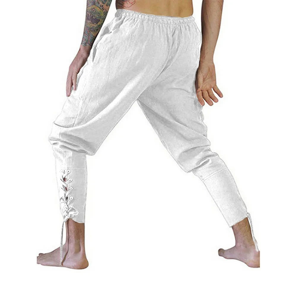 WorldNorse Viking Traditional Ankle Ties Costume Pant - image 2