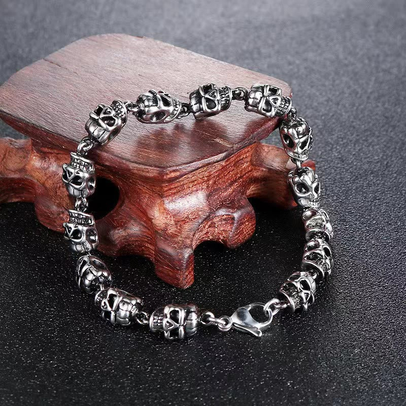 WorldNorse Gothic Demon Skull Bracelet - image 4