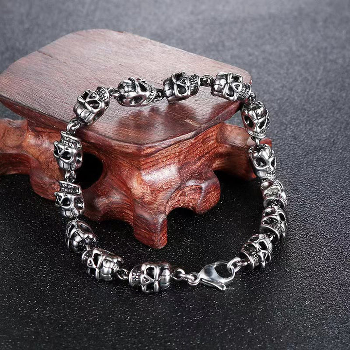WorldNorse Gothic Demon Skull Bracelet - image 4