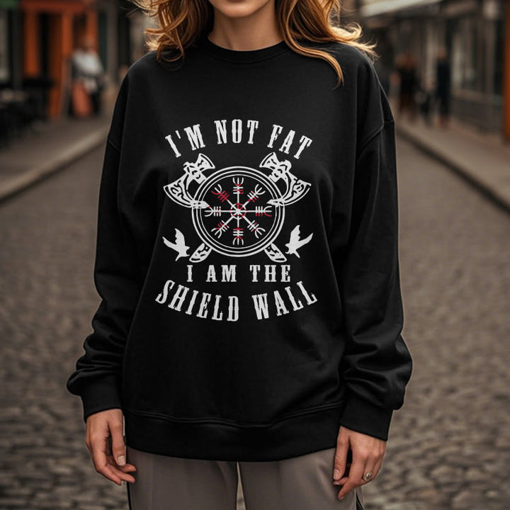 WorldNorse I am the Shield Wall Helm of Awe Sweatshirt - image 9