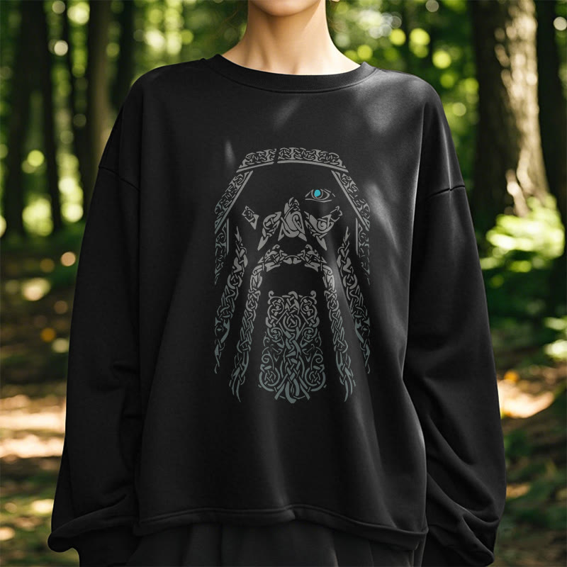 WorldNorse Viking Eye Of Odin Graphic Sweatshirt - image 8