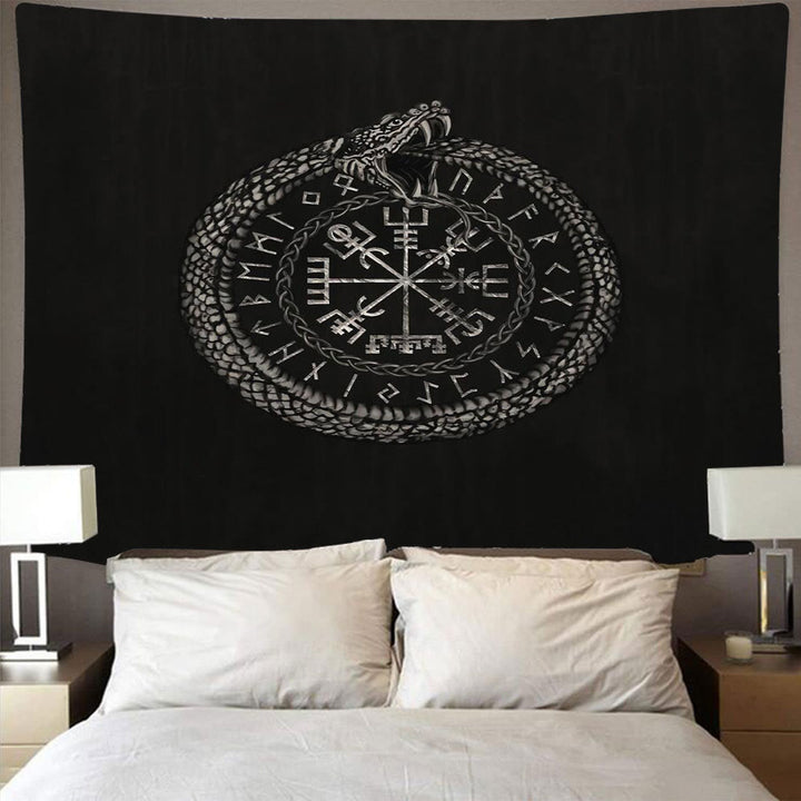 WorldNorse Viking Wolves Rune Tapestry - image 5