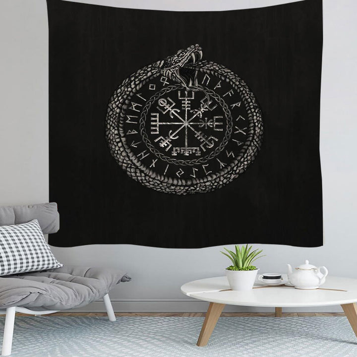 WorldNorse Viking Wolves Rune Tapestry - image 6