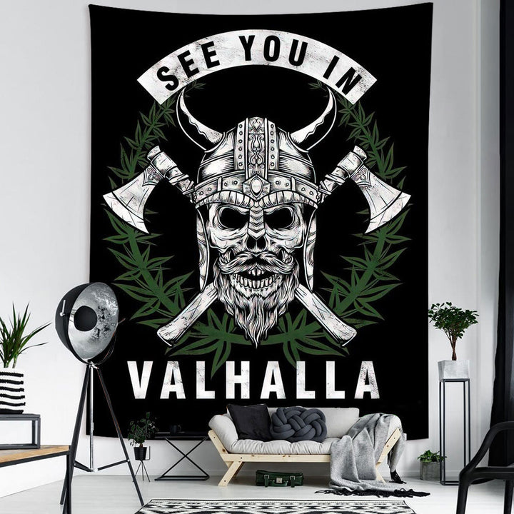 WorldNorse Viking Wolves Rune Tapestry - image 14