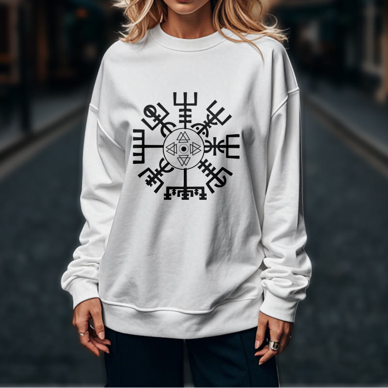 WorldNorse Viking Vegvisir With Valknut Sweatshirt - image 17